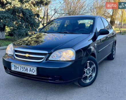 Черный Шевроле Лачетти, объемом двигателя 1.8 л и пробегом 198 тыс. км за 3600 $, фото 1 на Automoto.ua