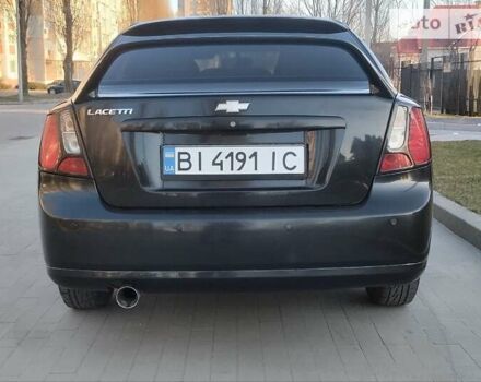 Черный Шевроле Лачетти, объемом двигателя 1.8 л и пробегом 237 тыс. км за 3850 $, фото 1 на Automoto.ua