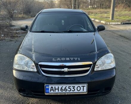 Черный Шевроле Лачетти, объемом двигателя 1.6 л и пробегом 150 тыс. км за 5300 $, фото 1 на Automoto.ua