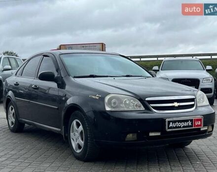 Черный Шевроле Лачетти, объемом двигателя 1.6 л и пробегом 247 тыс. км за 3890 $, фото 2 на Automoto.ua