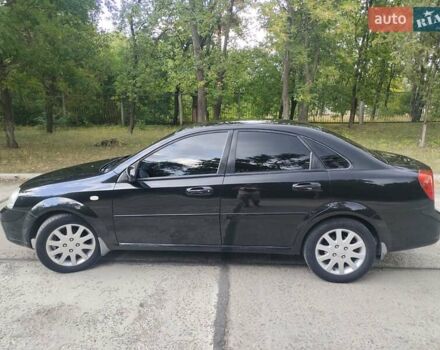 Черный Шевроле Лачетти, объемом двигателя 1.8 л и пробегом 265 тыс. км за 4600 $, фото 10 на Automoto.ua