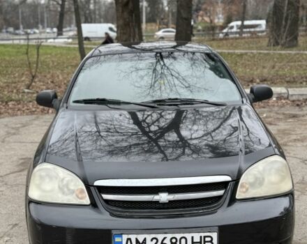 Черный Шевроле Лачетти, объемом двигателя 1.6 л и пробегом 260 тыс. км за 2750 $, фото 1 на Automoto.ua