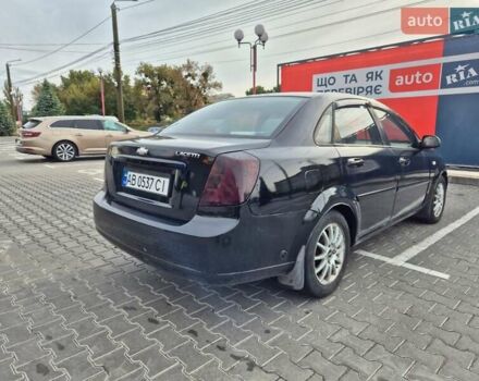 Черный Шевроле Лачетти, объемом двигателя 1.6 л и пробегом 380 тыс. км за 3990 $, фото 3 на Automoto.ua