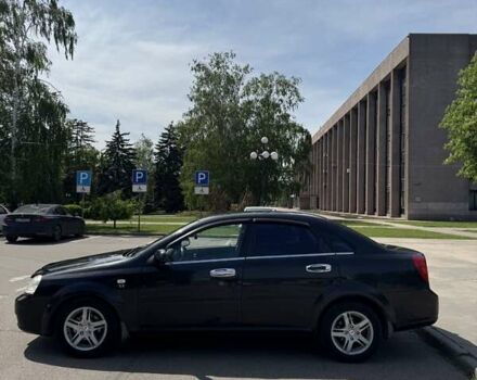 Черный Шевроле Лачетти, объемом двигателя 1.8 л и пробегом 194 тыс. км за 3700 $, фото 4 на Automoto.ua