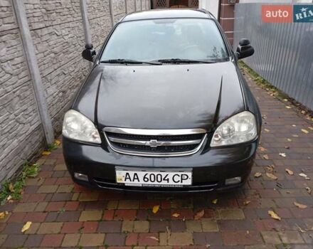 Черный Шевроле Лачетти, объемом двигателя 1.8 л и пробегом 282 тыс. км за 3500 $, фото 3 на Automoto.ua