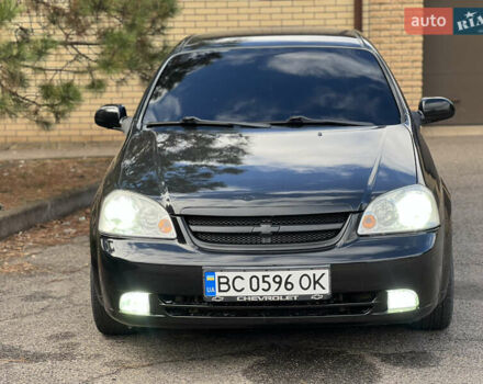 Черный Шевроле Лачетти, объемом двигателя 1.8 л и пробегом 248 тыс. км за 4250 $, фото 1 на Automoto.ua
