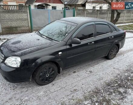 Черный Шевроле Лачетти, объемом двигателя 1.6 л и пробегом 107 тыс. км за 4800 $, фото 1 на Automoto.ua