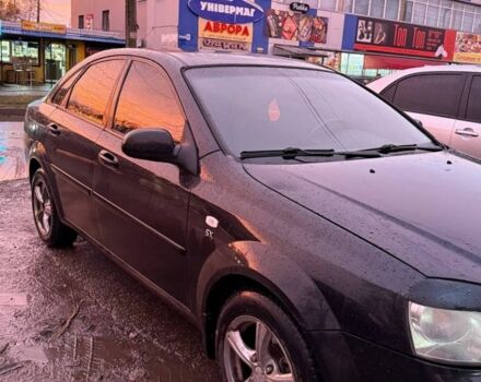 Черный Шевроле Лачетти, объемом двигателя 1.8 л и пробегом 358 тыс. км за 3600 $, фото 1 на Automoto.ua