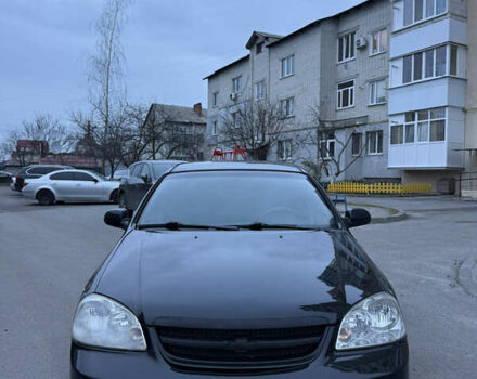 Черный Шевроле Лачетти, объемом двигателя 1.6 л и пробегом 233 тыс. км за 3750 $, фото 2 на Automoto.ua