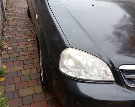 Черный Шевроле Лачетти, объемом двигателя 1.8 л и пробегом 282 тыс. км за 3500 $, фото 1 на Automoto.ua