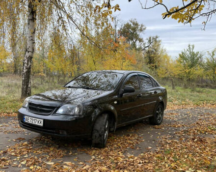 Черный Шевроле Лачетти, объемом двигателя 1.6 л и пробегом 240 тыс. км за 4300 $, фото 2 на Automoto.ua