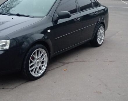 Черный Шевроле Лачетти, объемом двигателя 1.6 л и пробегом 138 тыс. км за 5500 $, фото 1 на Automoto.ua