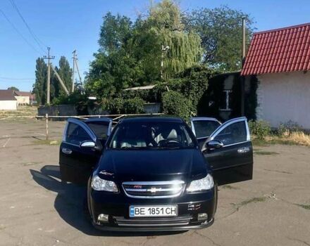 Черный Шевроле Лачетти, объемом двигателя 1.6 л и пробегом 156 тыс. км за 6100 $, фото 2 на Automoto.ua
