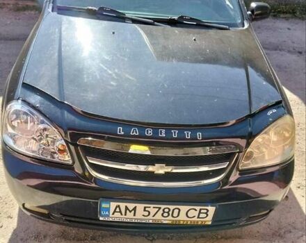 Черный Шевроле Лачетти, объемом двигателя 1.8 л и пробегом 290 тыс. км за 3700 $, фото 5 на Automoto.ua