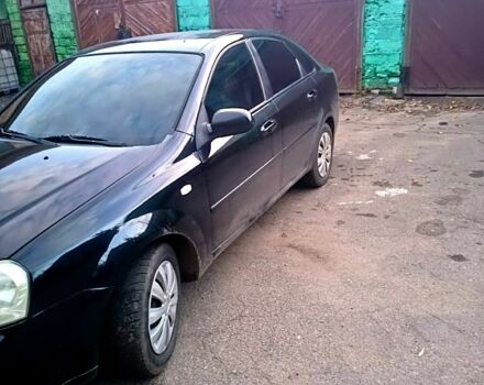 Черный Шевроле Лачетти, объемом двигателя 1.8 л и пробегом 243 тыс. км за 3500 $, фото 1 на Automoto.ua