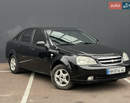 Черный Шевроле Лачетти, объемом двигателя 1.8 л и пробегом 170 тыс. км за 4400 $, фото 2 на Automoto.ua