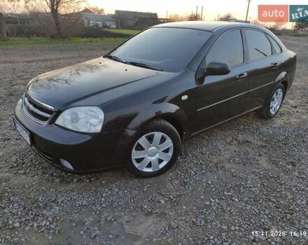 Черный Шевроле Лачетти, объемом двигателя 1.8 л и пробегом 244 тыс. км за 4200 $, фото 1 на Automoto.ua