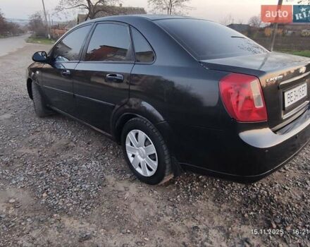 Черный Шевроле Лачетти, объемом двигателя 1.8 л и пробегом 244 тыс. км за 4200 $, фото 12 на Automoto.ua