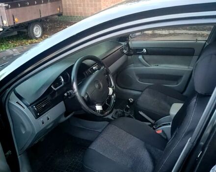 Черный Шевроле Лачетти, объемом двигателя 1.8 л и пробегом 243 тыс. км за 3500 $, фото 7 на Automoto.ua