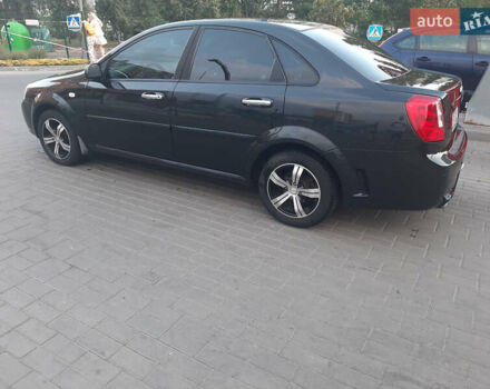 Черный Шевроле Лачетти, объемом двигателя 1.8 л и пробегом 202 тыс. км за 4999 $, фото 2 на Automoto.ua