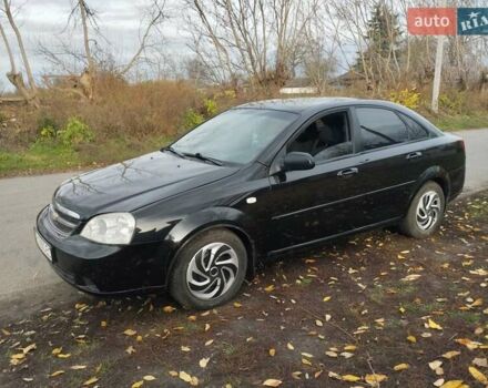 Черный Шевроле Лачетти, объемом двигателя 1.6 л и пробегом 190 тыс. км за 3700 $, фото 4 на Automoto.ua