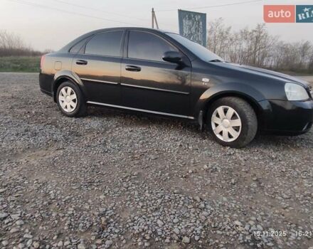 Черный Шевроле Лачетти, объемом двигателя 1.8 л и пробегом 244 тыс. км за 4200 $, фото 6 на Automoto.ua