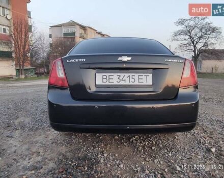Черный Шевроле Лачетти, объемом двигателя 1.8 л и пробегом 244 тыс. км за 4200 $, фото 10 на Automoto.ua