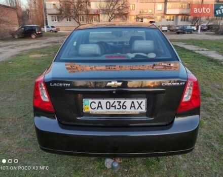 Черный Шевроле Лачетти, объемом двигателя 1.6 л и пробегом 120 тыс. км за 6500 $, фото 3 на Automoto.ua