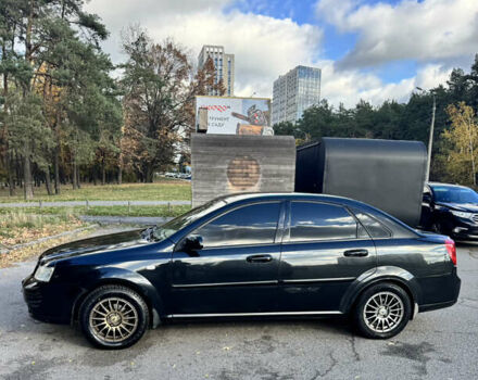 Черный Шевроле Лачетти, объемом двигателя 1.8 л и пробегом 251 тыс. км за 3900 $, фото 2 на Automoto.ua