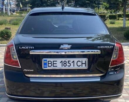 Черный Шевроле Лачетти, объемом двигателя 1.6 л и пробегом 156 тыс. км за 6100 $, фото 5 на Automoto.ua