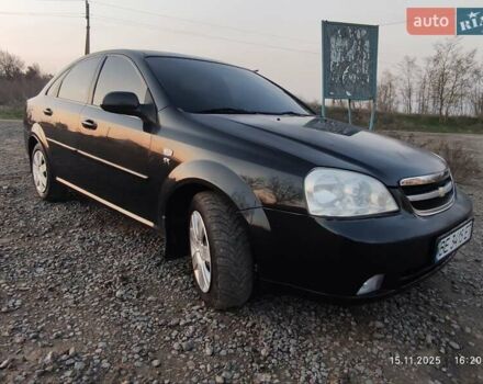 Черный Шевроле Лачетти, объемом двигателя 1.8 л и пробегом 244 тыс. км за 4200 $, фото 5 на Automoto.ua