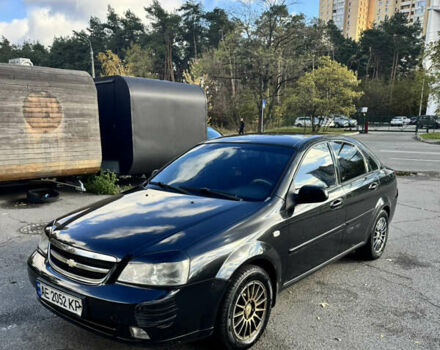 Черный Шевроле Лачетти, объемом двигателя 1.8 л и пробегом 251 тыс. км за 3900 $, фото 1 на Automoto.ua