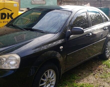 Черный Шевроле Лачетти, объемом двигателя 1.8 л и пробегом 294 тыс. км за 4000 $, фото 3 на Automoto.ua