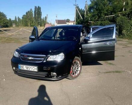 Черный Шевроле Лачетти, объемом двигателя 1.6 л и пробегом 156 тыс. км за 6100 $, фото 3 на Automoto.ua