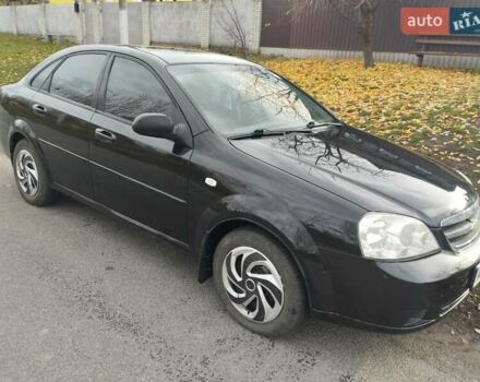 Черный Шевроле Лачетти, объемом двигателя 1.6 л и пробегом 190 тыс. км за 3700 $, фото 5 на Automoto.ua