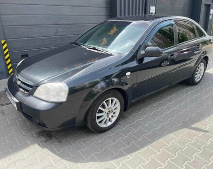 Черный Шевроле Лачетти, объемом двигателя 1.6 л и пробегом 173 тыс. км за 4800 $, фото 1 на Automoto.ua