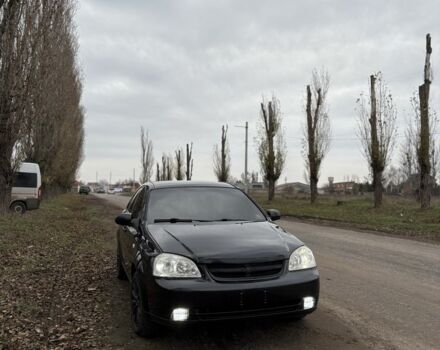 Черный Шевроле Лачетти, объемом двигателя 1.6 л и пробегом 190 тыс. км за 4000 $, фото 1 на Automoto.ua