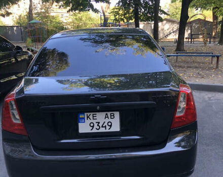 Черный Шевроле Лачетти, объемом двигателя 1.8 л и пробегом 153 тыс. км за 6000 $, фото 4 на Automoto.ua