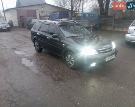 Черный Шевроле Лачетти, объемом двигателя 1.8 л и пробегом 230 тыс. км за 4350 $, фото 6 на Automoto.ua