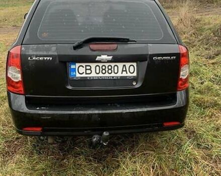 Черный Шевроле Лачетти, объемом двигателя 1.8 л и пробегом 235 тыс. км за 3300 $, фото 1 на Automoto.ua