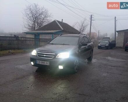 Черный Шевроле Лачетти, объемом двигателя 1.8 л и пробегом 230 тыс. км за 4350 $, фото 2 на Automoto.ua