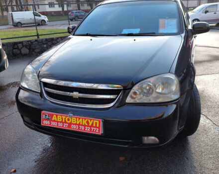 Черный Шевроле Лачетти, объемом двигателя 1.8 л и пробегом 257 тыс. км за 4200 $, фото 4 на Automoto.ua