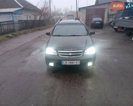 Черный Шевроле Лачетти, объемом двигателя 1.8 л и пробегом 230 тыс. км за 4350 $, фото 1 на Automoto.ua