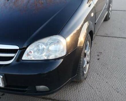 Черный Шевроле Лачетти, объемом двигателя 1.8 л и пробегом 210 тыс. км за 3800 $, фото 1 на Automoto.ua