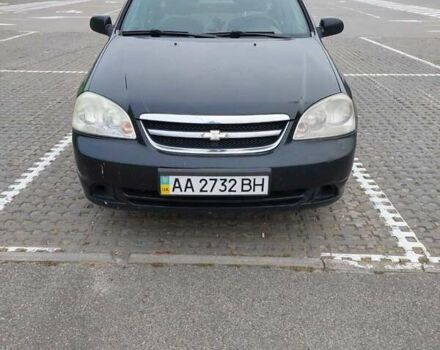 Черный Шевроле Лачетти, объемом двигателя 1.8 л и пробегом 238 тыс. км за 3500 $, фото 1 на Automoto.ua