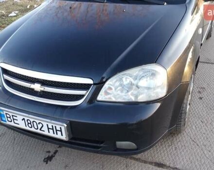 Черный Шевроле Лачетти, объемом двигателя 1.8 л и пробегом 210 тыс. км за 3800 $, фото 2 на Automoto.ua
