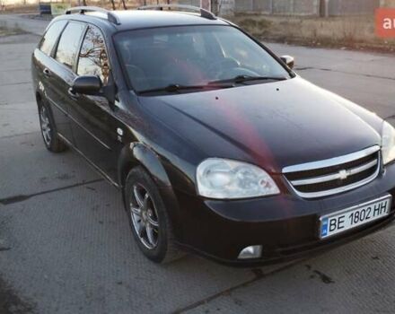 Черный Шевроле Лачетти, объемом двигателя 1.8 л и пробегом 210 тыс. км за 3800 $, фото 3 на Automoto.ua