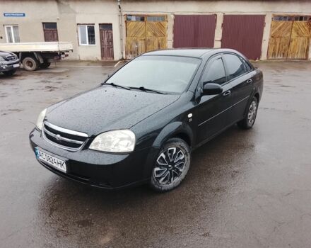 Черный Шевроле Лачетти, объемом двигателя 1.6 л и пробегом 217 тыс. км за 2600 $, фото 1 на Automoto.ua