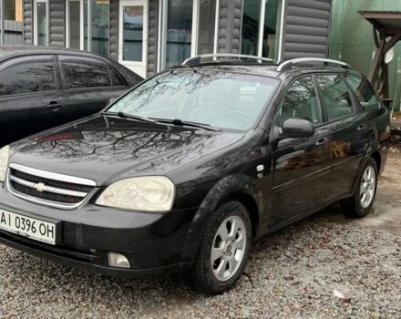 Черный Шевроле Лачетти, объемом двигателя 1.8 л и пробегом 150 тыс. км за 3999 $, фото 1 на Automoto.ua