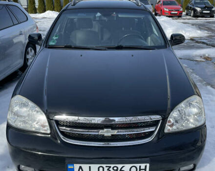 Черный Шевроле Лачетти, объемом двигателя 1.8 л и пробегом 150 тыс. км за 4500 $, фото 1 на Automoto.ua